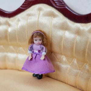 OOAK Puppenhaus Tiny Toy Doll Künstlerpuppe Handgemacht
