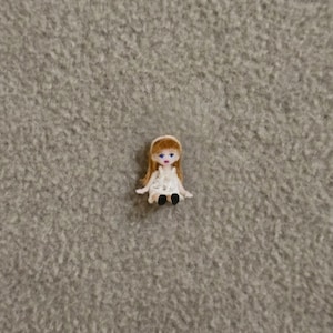 Winzige OOAK Miniatur Puppe Spielzeug für 1:12 Puppenhaus Artist Handmade
