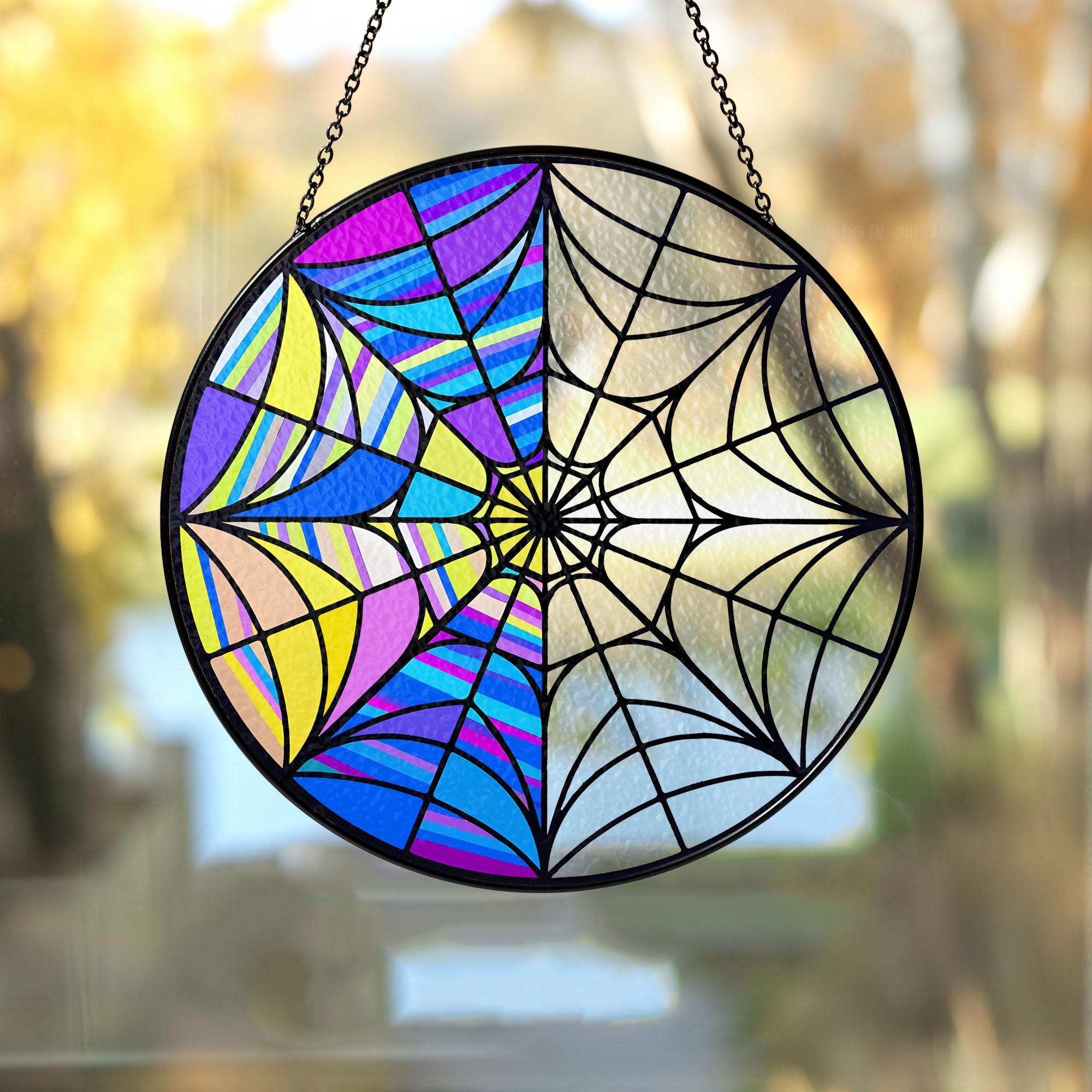 Wednesday Stained Glass - Etsy