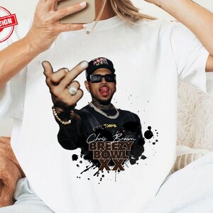 Chris Brown Breezy Bowl Tour Shirt: Retro Concert Tee, Comfort Colors