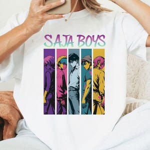 Kpop Demon Hunters Shirt, Saja Boys Sweatshirt, Korean Pop Lover Gift, Kpop Huntrix Hodie, Demon Hunter Merch, Saja Girls Kids Shirt, Tee