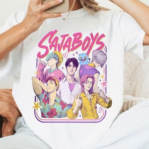 Kpop Demon Hunters Shirt, Jinu Manga Shirt, Korean Pop Lover Gift, Kpop Huntrix Shirt, Demon Hunter Merch, Saja Girls Fan Shirt, Kpop Shirt