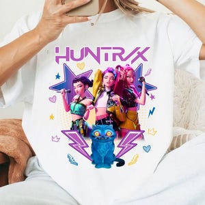Kpop Demon Hunters Shirt, Jinu Manga Sweatshirt, Korean Pop Lover Gift, Kpop Huntrix Hodie, Demon Hunter Merch, Saja Girls Kids Shirt, Tee