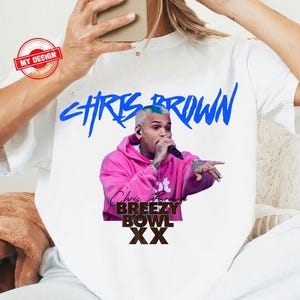 Chris Brown Breezy Bowl XX T-Shirt - Comfort Colors Album Merch