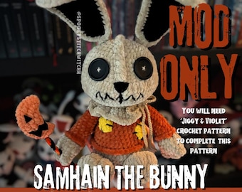 Mod only - Samhain The Bunny Crochet Pattern Amigurumi Digital PDF