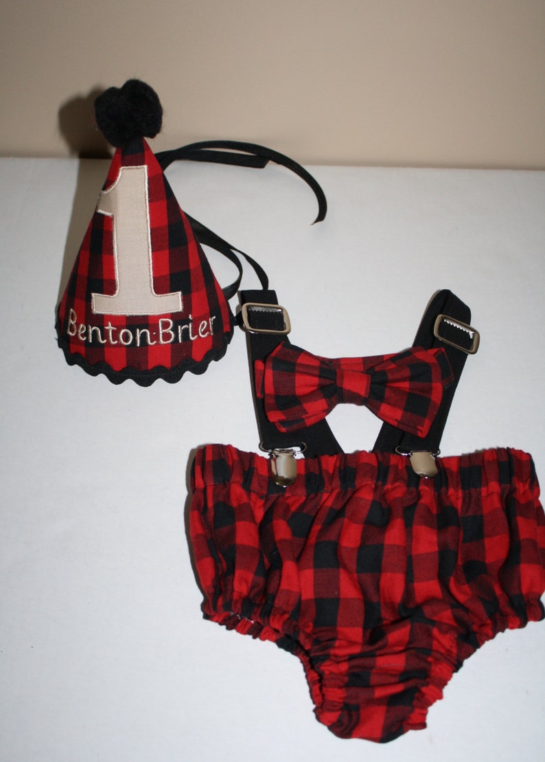 lumberjack 1st birthday outfit
