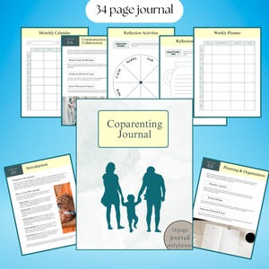 Shared Parenting Custody Planner Child Binder Custody Agreement Coparenting Calendar Divorce Planner Coparenting Schedule Child Custody Plan