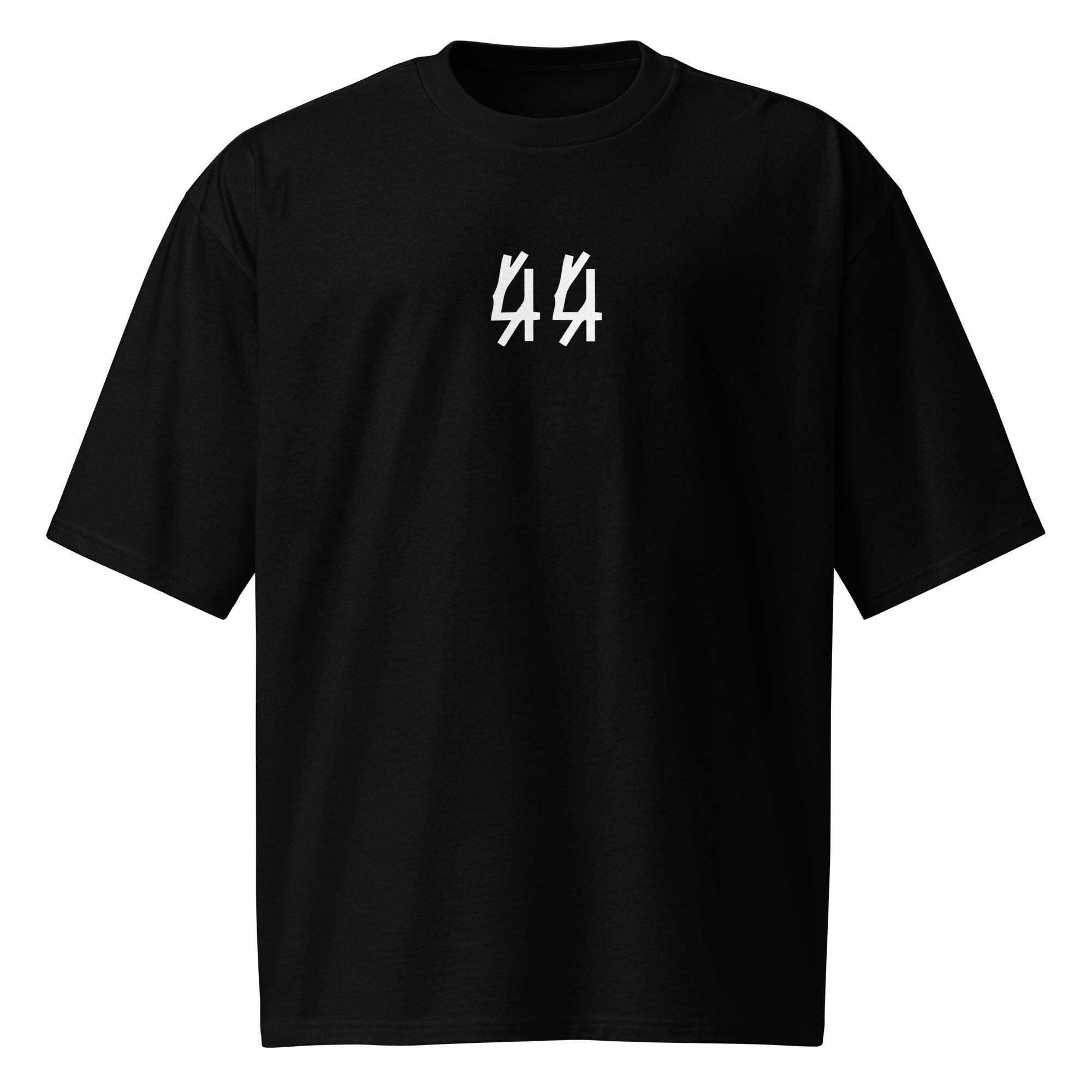 LABEL 44 T-shirt - Trendy Oversized Techno Tee, Ultimate