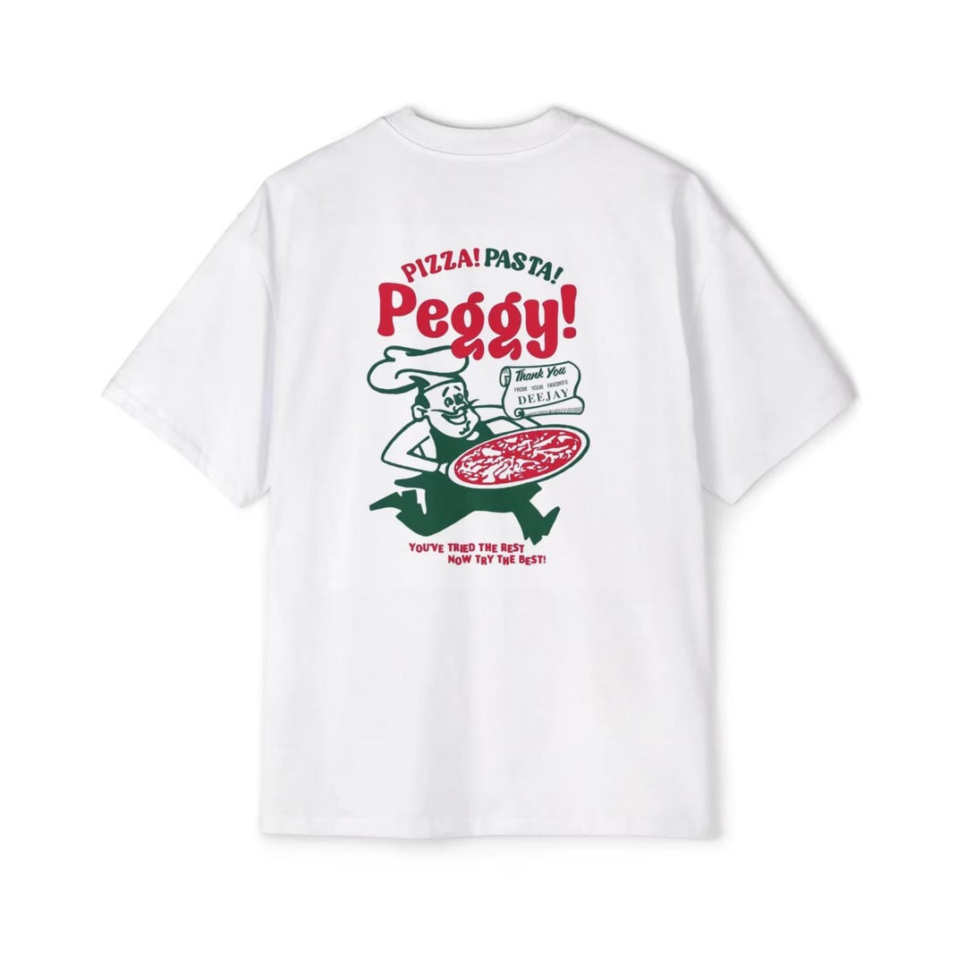 DJ Peggy Gou Unisex Tee, 'pizza Pasta' Graphic Shirt,ideal for