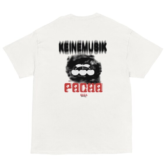 Keinemusik × PACHA Tシャツ IBIZA Keinemusik X Pacha 2025 T-shirt White – Blurry Cherry Ibiza Tee