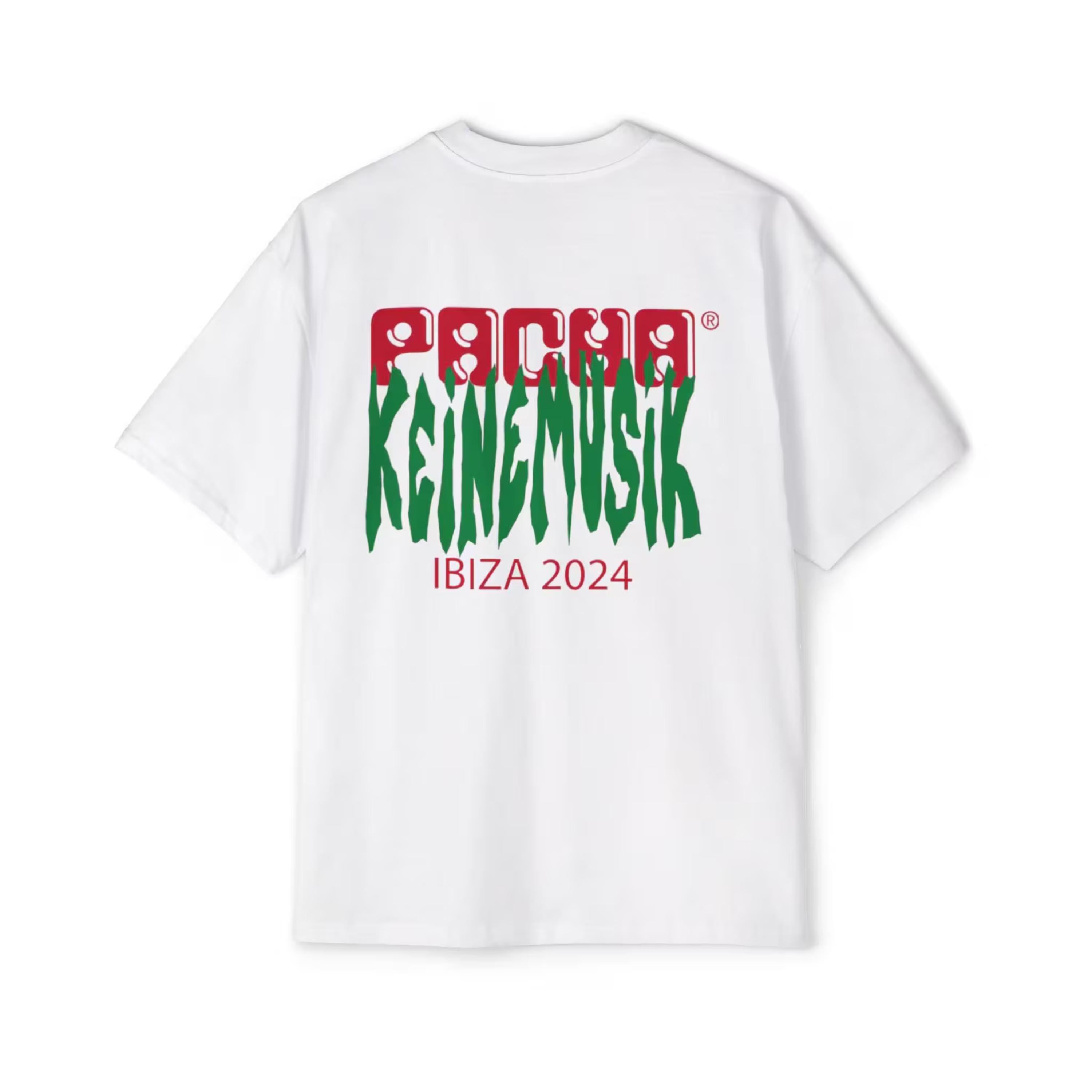 Keinemusik × PACHA Tシャツ IBIZA Keinemusik X Pacha Club Ibiza Tee, White Unisex House Techno Music