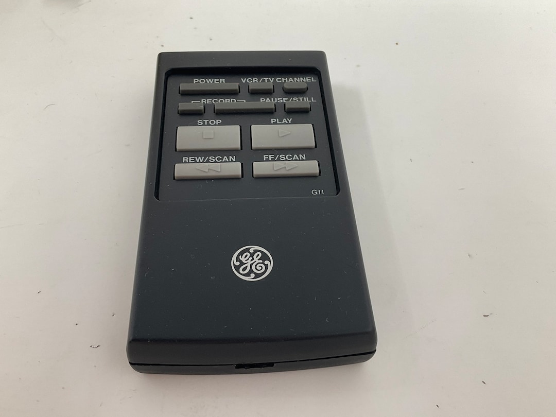Vintage VCR Remote Control. GE 11 Remote for Prop or Set Design. as Is ...