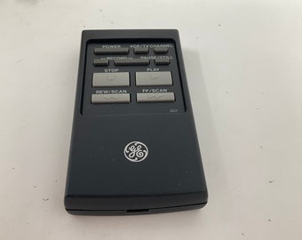 Vintage VCR Remote Control. GE 11 Remote for prop or set design. As is, untested.