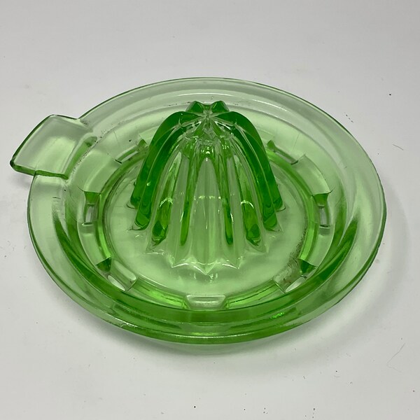 Green Glass Juicer Etsy