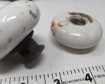 Antique Porcelain Door knobs Salvage Door Hardware