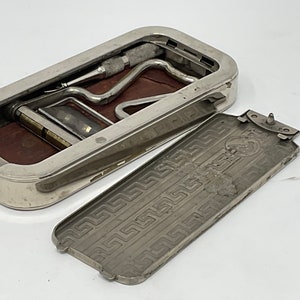 Antique 1927 English ROLLS RAZOR Safety Blade Sharpener