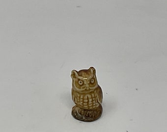 Vintage Wade Whimsies Rare Owl Figurine.