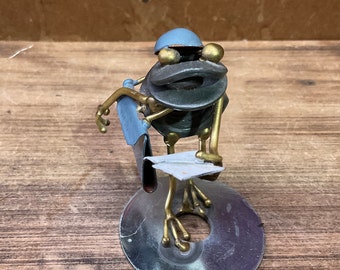 Arthur Ward Frog Mailman. Nuts and Bolts Frog Postman.