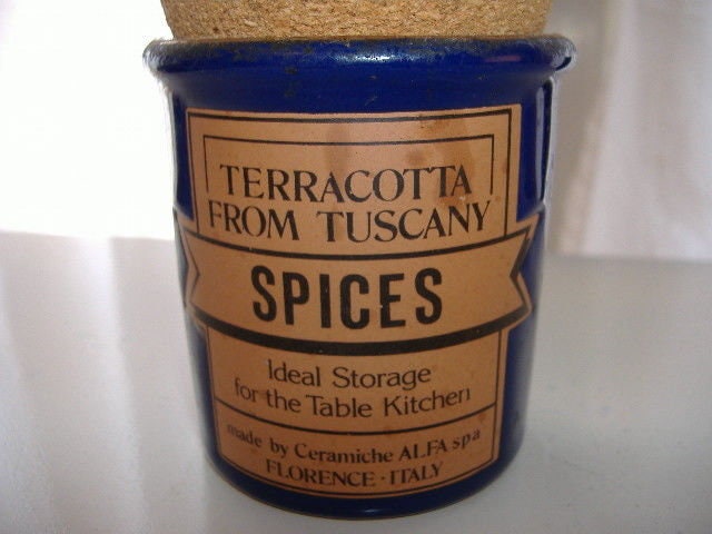 Terracotta from Tuscany Large Kitchen Bread Canister Ceramiche Alfa Spa  Florence