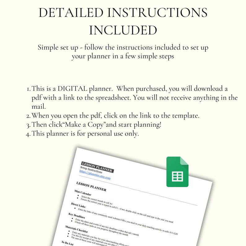 Teacher Lesson Planner 2026 Academic Calendar Digital Lesson Plan Spreadsheet Teacher Homeschooling Planner 2026 Teacher Planner Spreadsheet image 8