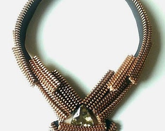 The Star Nouveau Zipper Necklace