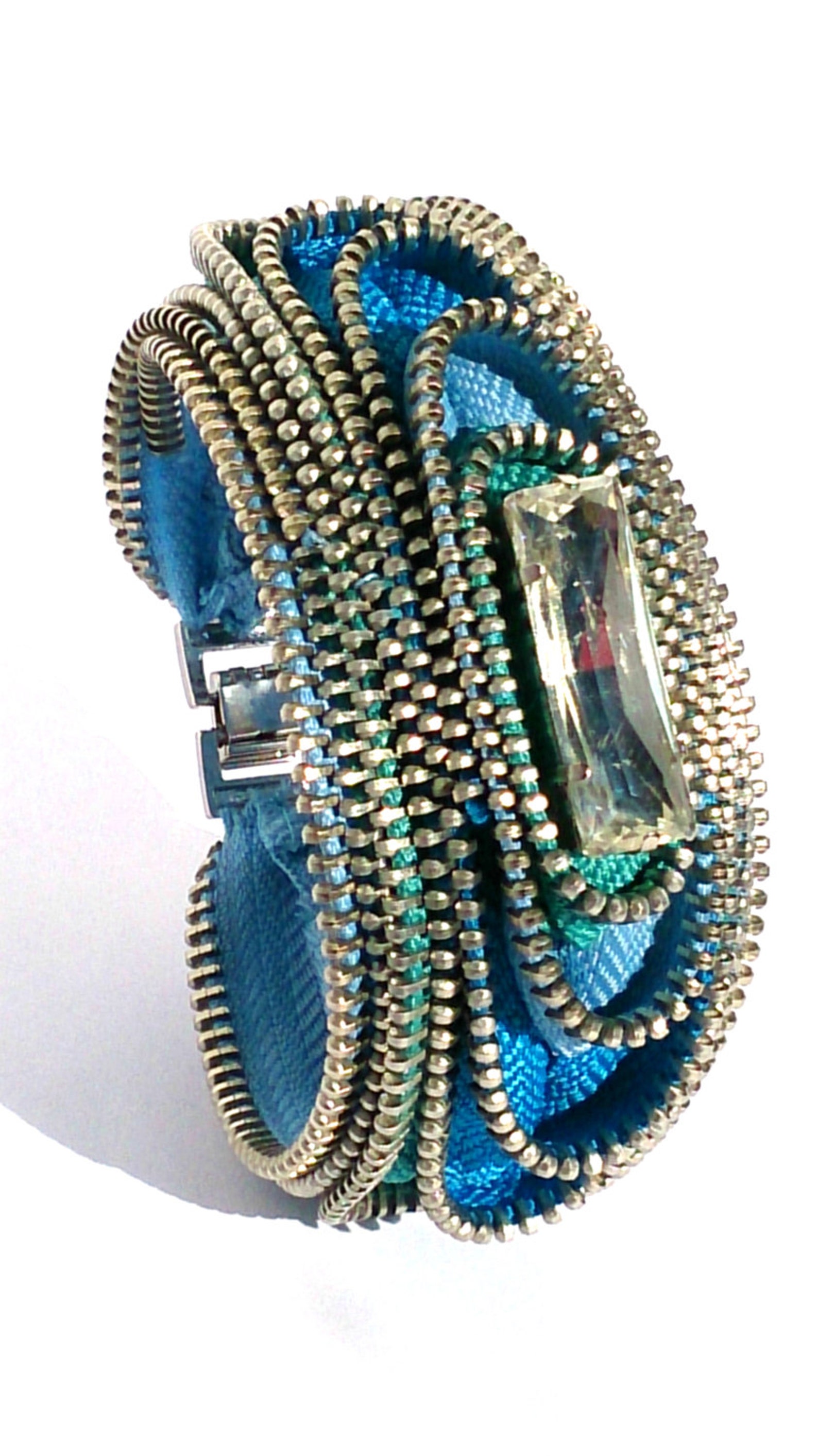 Space Rainbow Blue Cuff Bracelet Etsy Israel