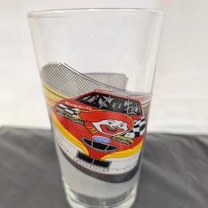 1998 McDonalds Collectible 50th Anniversary NASCAR Glass Cup