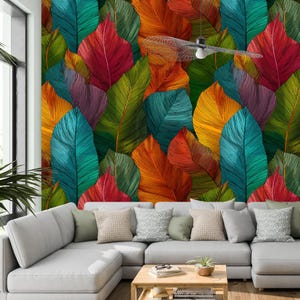 Papier peint tropical : décoration végétale de la jungle vibrante