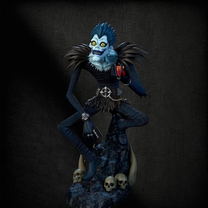 Ryuk Shinigami Statue | 14K High-Detail Harz Figur | Death Note Sammlerstück | Handbemalte Anime-Skulptur | Limitierte Ryuk Büste