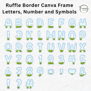 Ruffle border Canva alpha for baby shower decor, editable Canva ruffle letters for nursery prints, soft ruffle frame Canva alphabet, Canva classroom alphabet with ruffle doodle frames, DIY Canva letter frame templates, pastel border Canva letter set, Canva ruffle alpha clipart for personal use, Canva cute letter templates for Etsy sellers, Canva framed alphabet for kids rooms, printable Canva letter design ruffle trim