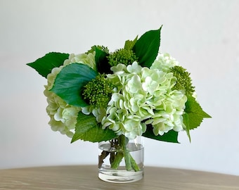 Real Touch Hydrangeas Floral Arrangement