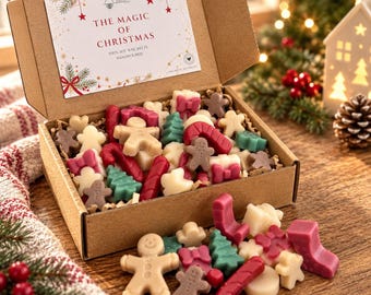 クリスマスの魔法 100%ソイワックスメルト（食用ではありません！）4種類の香りからお選びいただけます