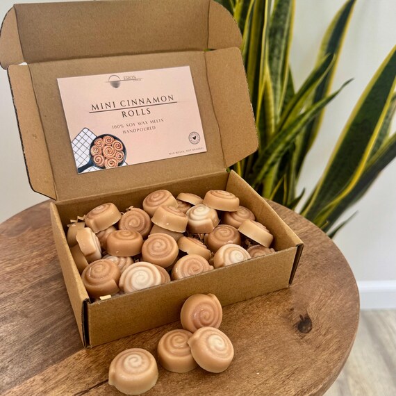 Mini Cinnamon Rolls 100% Soy Wax Melts (Not Edible!)