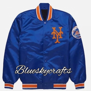 Mets Starter Jacket - Etsy Mets Starter Jacket - Etsy