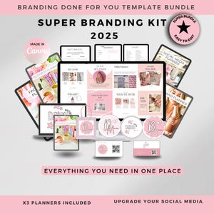 Ultimate Branding Kit Templates Branding package Social Media bundle branding kit Instagram Bundle Business Marketing Template Bundle