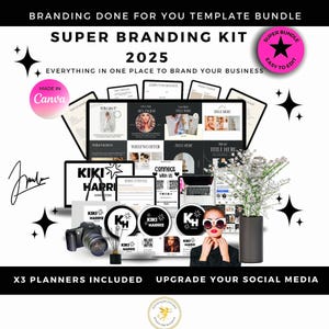 Full Branding Kit Templates Branding package Social Media bundle branding kit Instagram Bundle Business Marketing Template Bundle Branding