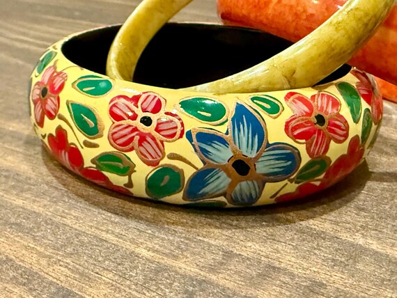 Colorful Retro Bangle Set of 3 - image 5