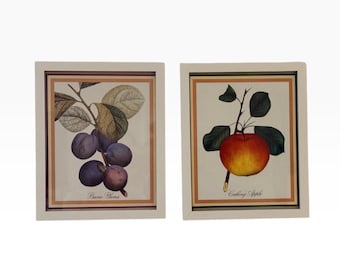 Vintage Red Seal Apple Crate Label: Wenatchee Fruit Lithograph (1940s)