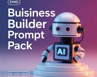 AI Business Builder Prompt Pack | ChatGPT for SaaS, Marketing & Lead Gen (Digital Download)