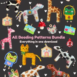 All Beading Patterns Bundle  | Beginner friendly set | Step-by-step instructions | Digital download