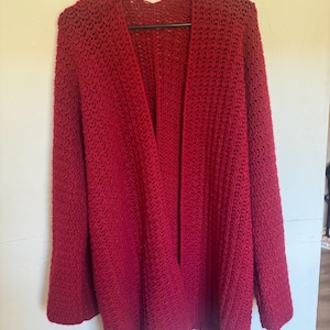 Oversized Handmade cardigan