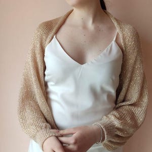 Rose Gold Cover up for Formal Dress - Etsy