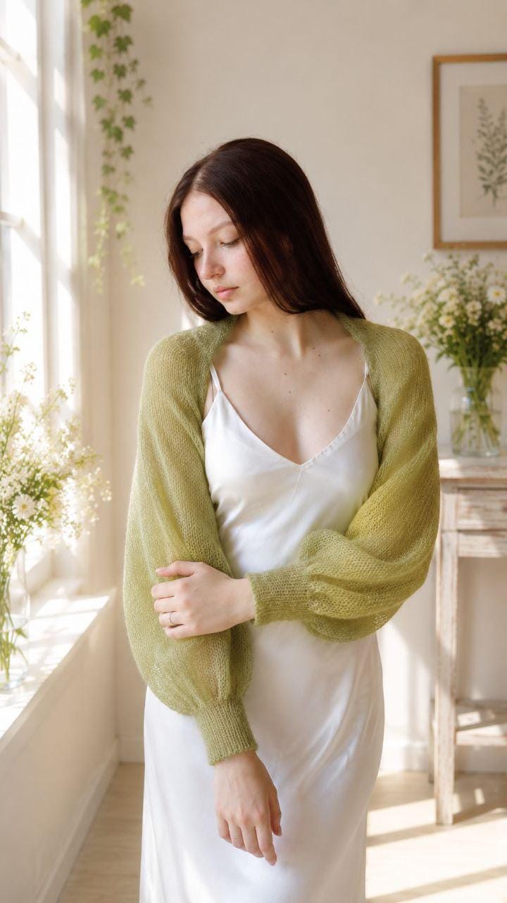 Green Shrug - Etsy