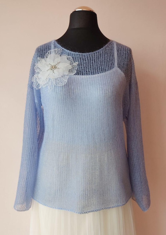 トップス Floral Mohair Knitted Pullover il_340x270.3370684886_sg2a.jpg
