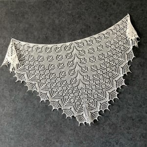 White Mohair Bridal Shawl: Lace Knit Wedding Cape