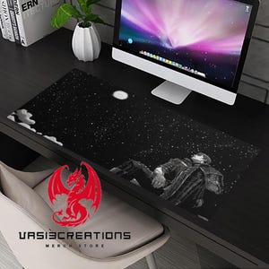 Alfombrilla de ratón para juegos Berserk Guts Galaxy, alfombrilla de ratón con escena de manga, alfombrilla de ratón grande, alfombrilla de escritorio, alfombrilla de teclado, regalos para jugadores
