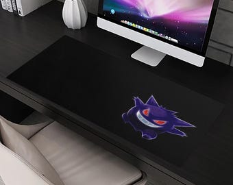 Gengar Desk Mat Anime Desk Pad Gaming Mousepad,  Keyboard Mat, Deskmat, Gifts For Gamers