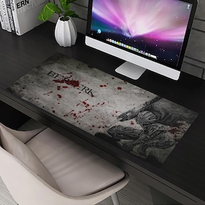 Berserk Guts Berserker Armor  Premium Gaming Mouse Pad Computer Accessory Gift Anime Manga