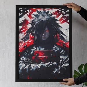 Madara Uchiha Exclusive Edition, Madara Uchiha Angry, Badass Uchiha Member, Madara Edition, Best Quality Print, Uchiha Print Madara Edition.