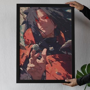 Madara Uchiha Exclusive Poster Edition, Digitaler Madara Uchiha Posterdruck, beste Druckqualität, Madara Uchiha Colored Edition.